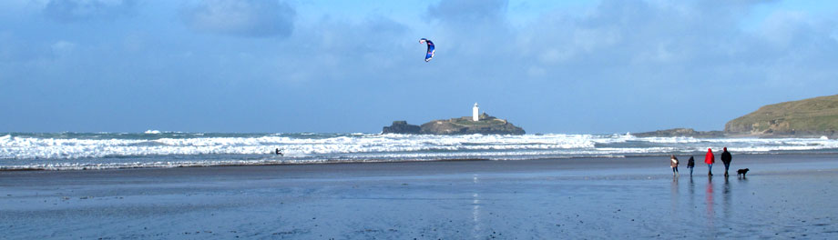 Gwithian Beach and Godrevy