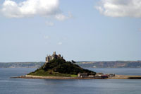 View of St Michael's Mount, near Penzance View of St Michael's Mount, near Penzance