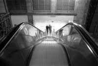 Escalator - 'Portrait of a Train Station in Holland', photography by www.choughmountain.eu Escalator - 'Portrait of a Train Station in Holland', photography by www.choughmountain.eu