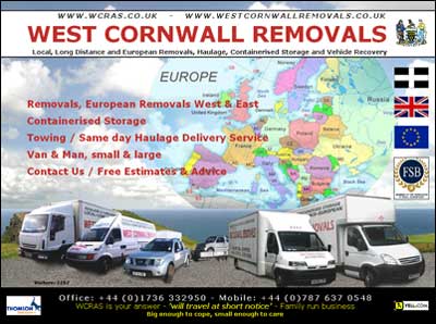West Cornwall Removals, near Penzance