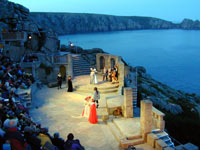 Evening performance at the Minack Evening performance at the Minack