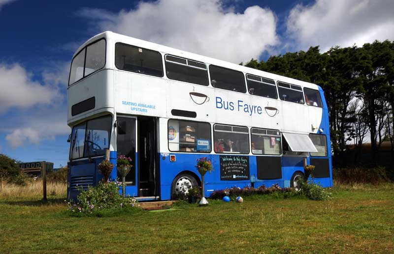 10 Best Cafes in Cornwall - Bus Fayre, Stables Field, Castle Gate, Penzance, TR20 8BQ