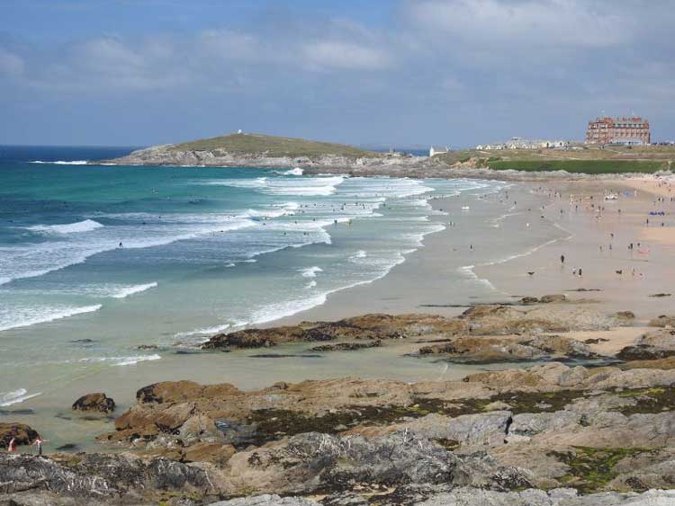 Fistral Beach, Newquay has three locations