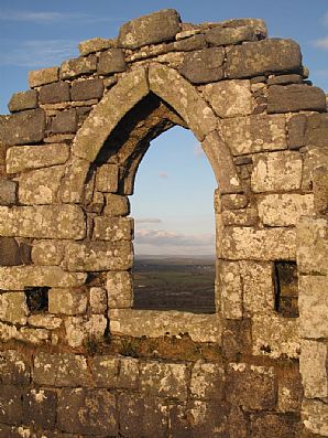 Through the Window - Inside St Michael's Chapel on Roche Rock