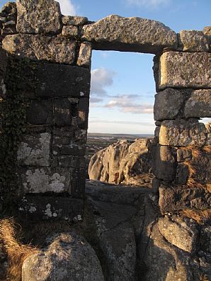Interior of St Michael's Chapel on Roche Rock