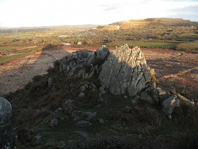 View to the China Clay Area from Roche Rock