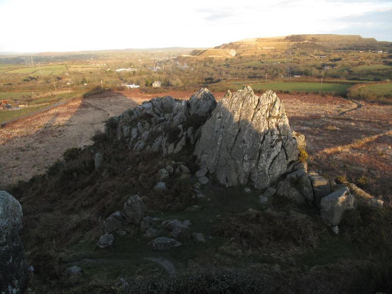 View to the China Clay Area from Roche Rock