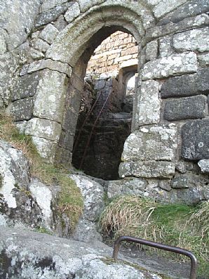 Entrance to St Michael's Chapel on Roche Rock