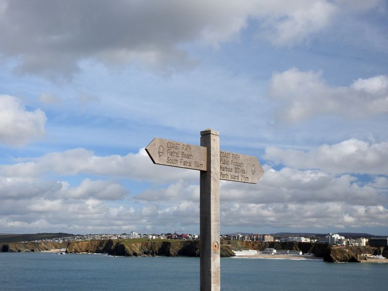 Cornwall Coast Path at Newquay