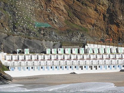 Beach Huts, Tolcarne Beach, Newquay