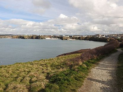 Cornwall Coast Path at Newquay