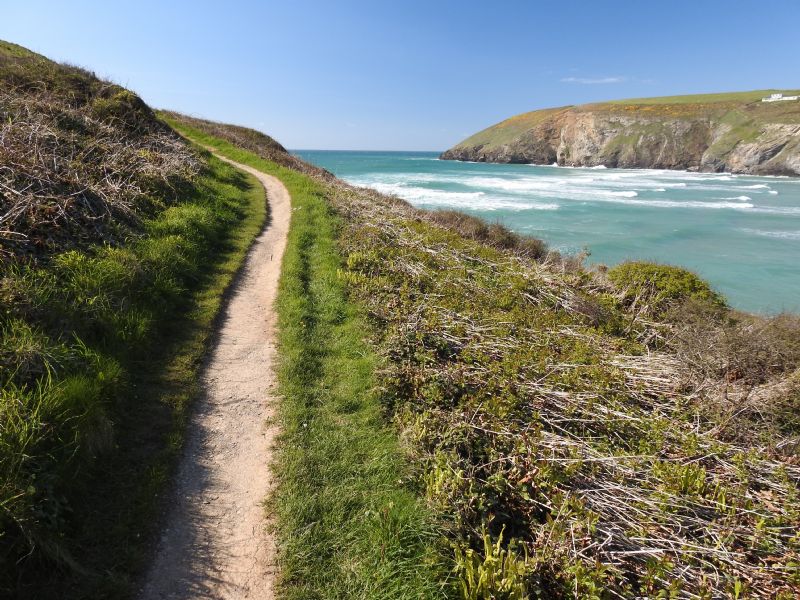 Mawgan Porth and the Cornwall Coast Path
