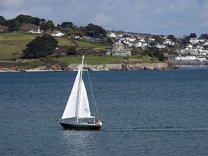 The Carrick Roads between Falmouth and St Mawes