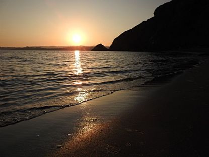 Polkerris at Sunset