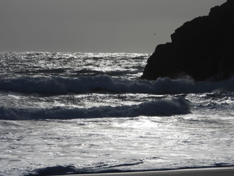 Winter Sea at Porthcurno Winter Sea at Porthcurno
