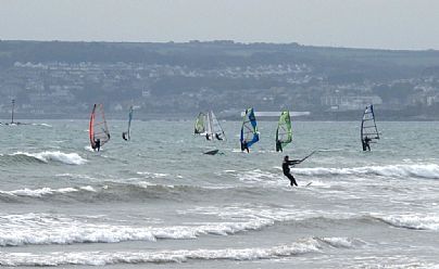 Windsurfing at Marazion