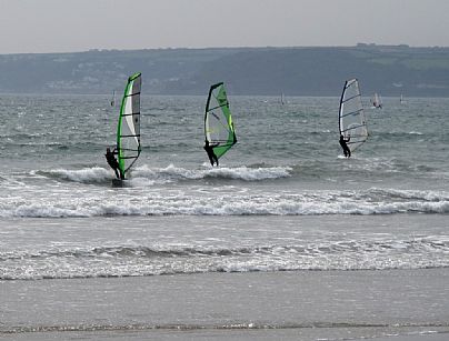 Windsurfing in Mount's Bay