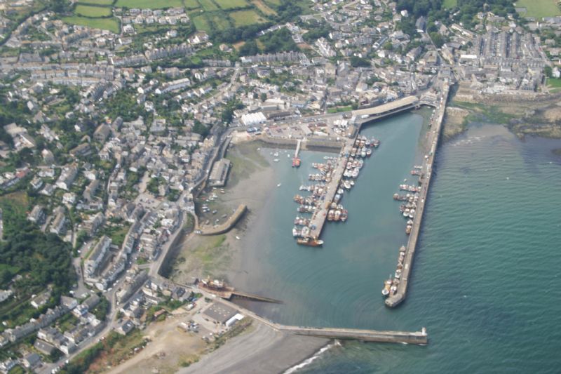 Newlyn Harbour from the air Newlyn Harbour from the air