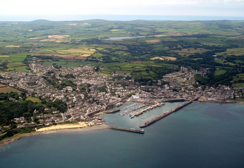 Newlyn from the air Newlyn from the air