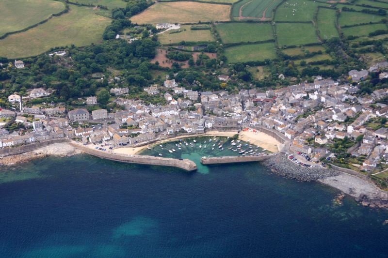 Mousehole from the air Mousehole from the air