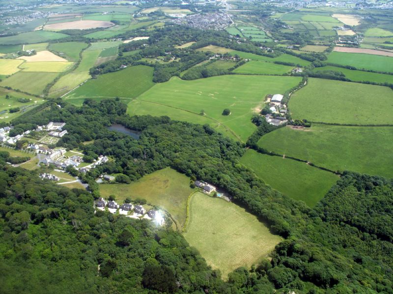 Tehidy Country Park - Aerial View Tehidy Country Park - Aerial View