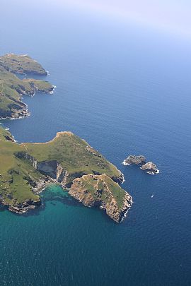 Lye Rock and Willapark near Bossiney and Tintagel