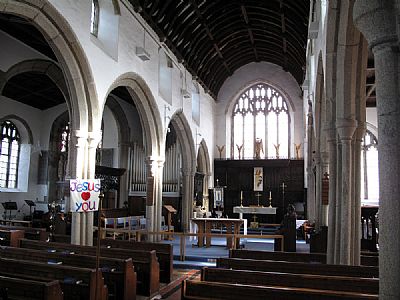 Interior of Callington Church Interior of Callington Church