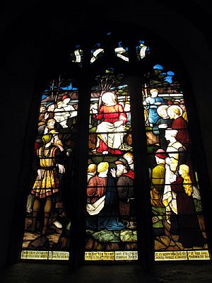 Stained Glass in Callington's St Mary's Church Stained Glass in Callington's St Mary's Church
