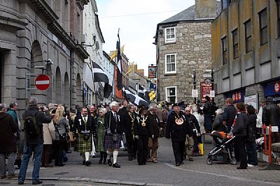 Penzance St Piran Procession Penzance St Piran Procession