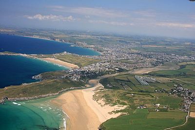 Crantock Village and its surroundings