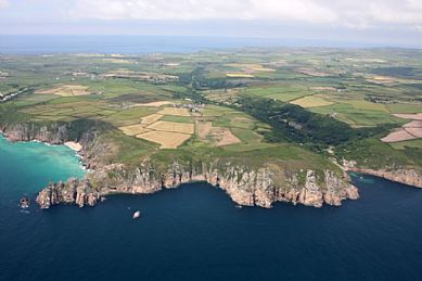 Coast Path from Porthcurno to Penberth Cove