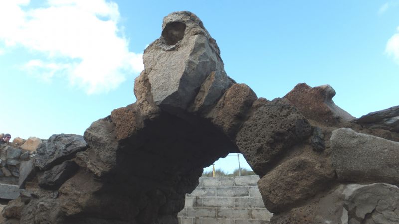 Ancient stonework in St Piran's Oratory Ancient stonework in St Piran's Oratory