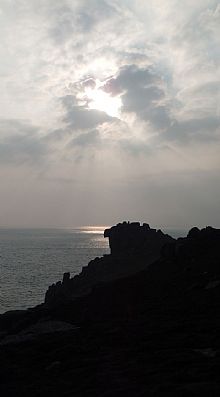 Winter sun at Land's End
