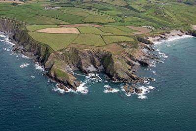 Gunwalloe coastline on the Lizard Peninsula