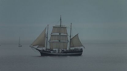 Tall Ship in Falmouth Bay