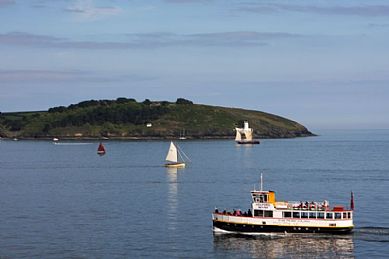 Pleasure cruising in Falmouth Bay