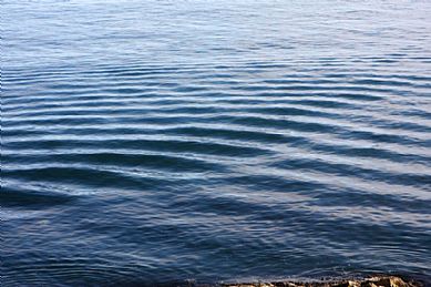 Ripples across Falmouth Bay