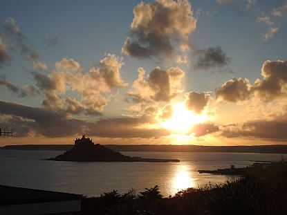 St Michael's Mount at Sunset