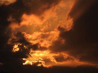 Fire in the Sky - An Autumn Sunset