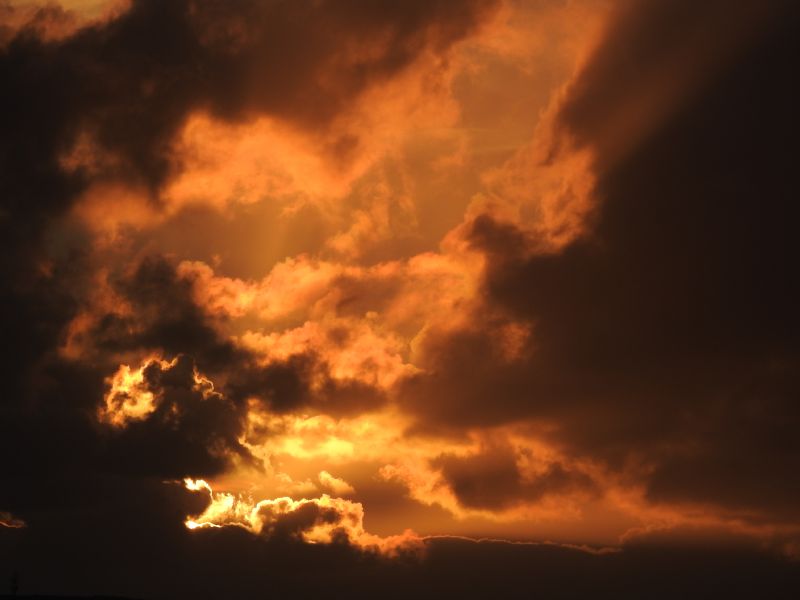 Fire in the Sky - An Autumn Sunset