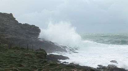 Stormy Seas at Sennen