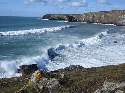 Pentreath Beach in Winter