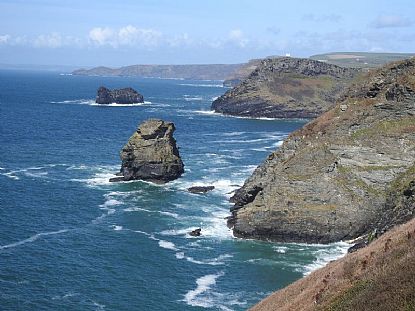 Coastline near Trevalga, North Cornwall
