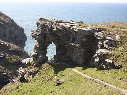 Lady's Window between Boscastle and Tintagel