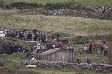 Behind the Scenes - Poldark Horse Scene at Botallack