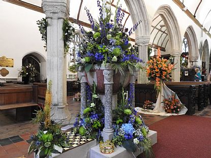 Flower Festival at St Mawgan in Pydar Church