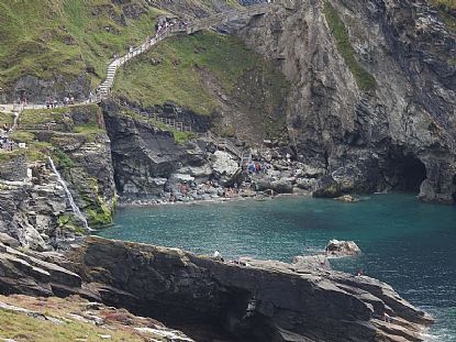 Merlin's Cave at Tintagel Haven