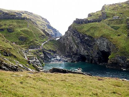 Tintagel Haven to the Island at Tintagel