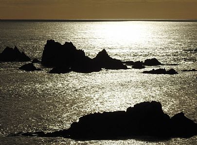 On a Golden Sea at Lizard Point