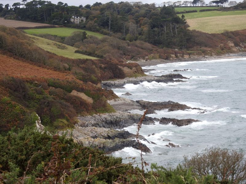 Autumn on the Coastline near Rosemullion Head on the South Coast